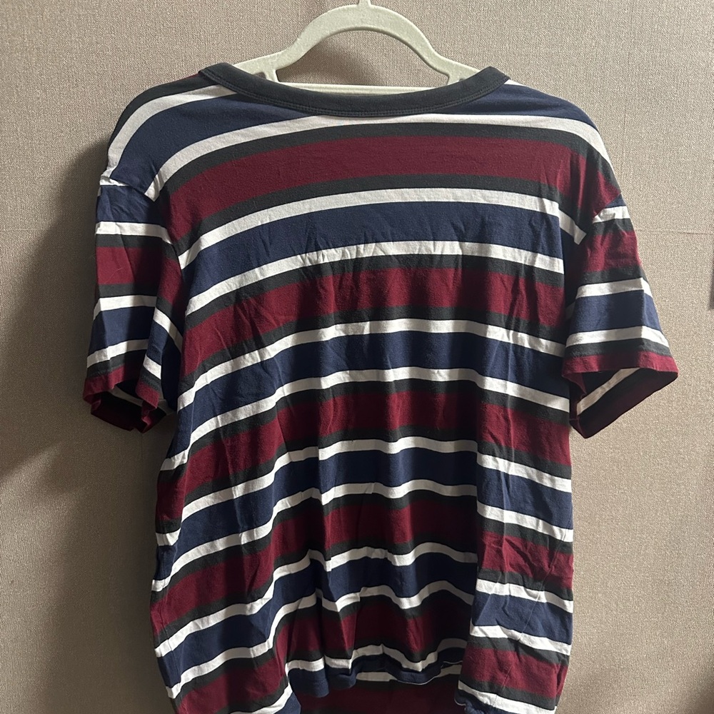 Forever 21 Red, White, and Blue Striped Short Sleeve Tee